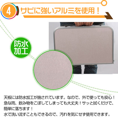 おすすめ アウトドアローテーブル 折りたたみ式 ミニ 60cmx40cm 軽量 2段階 高さ調整 コンパクト 2つ折り キャンプ おうちキャンプ ベランピング