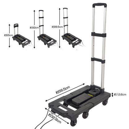 折りたたみ カート 折り畳み式 台車 可変式 軽量 キャリー ワゴン コンパクト 荷台 荷車 運搬 2way キャリーカート 手押し車 手押し 荷物 運搬 積荷 平台車 伸縮