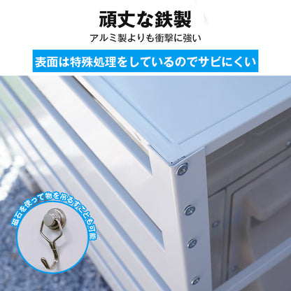 エアコン 室外機 カバー 大型 おしゃれ 鉄製 3面 囲い 棚 天板 室外機カバー diy ホワイト 雪 収納 日よけ ラック ルーバー 目隠し 日陰 ベランダ バルコニー 庭 省エネ 節電 遮光 夏 多肉棚 ガーデニング 屋外 猛暑対策